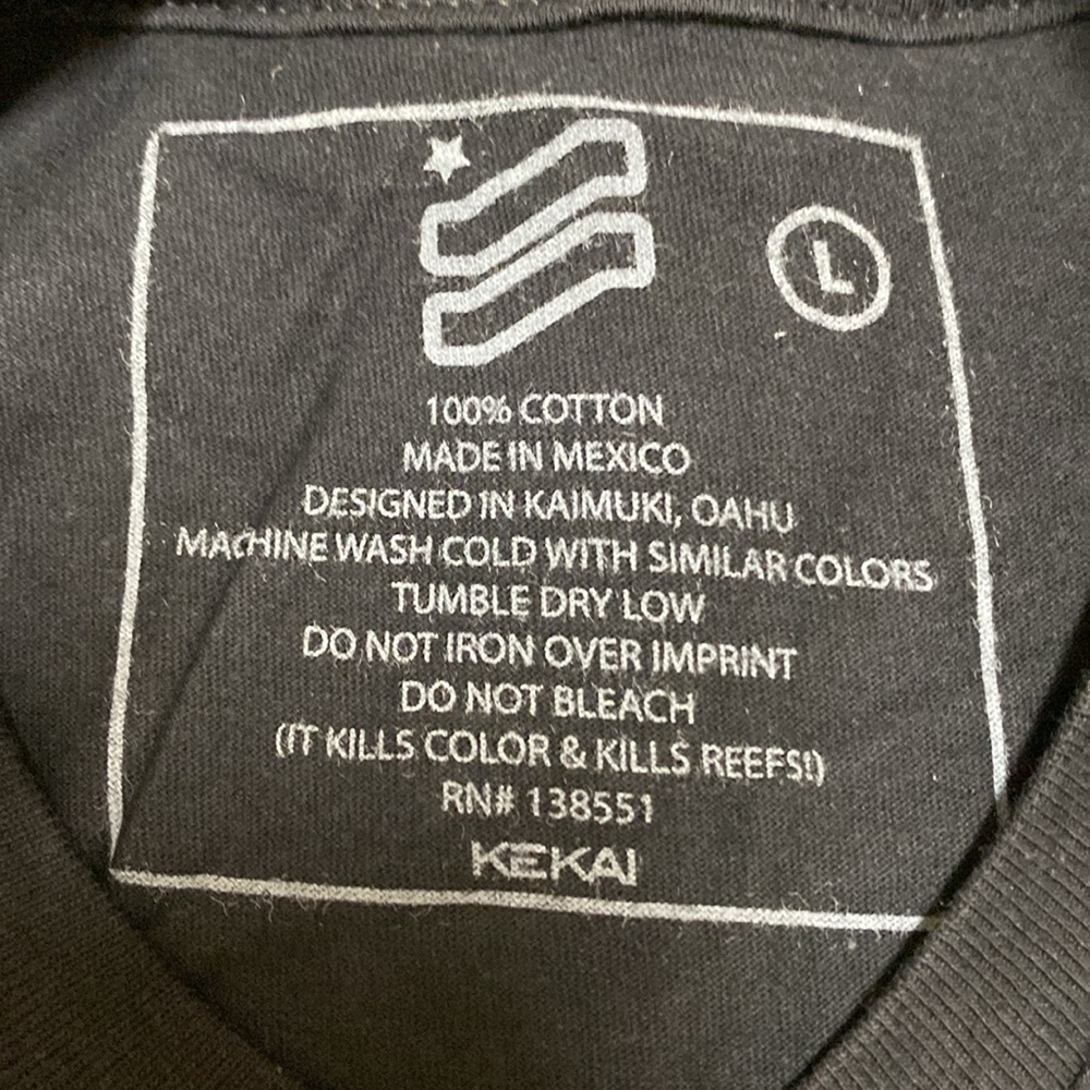 ❤️ Kekai Hawaii One Ocean T-shirt Tee New - Picture 4 of 5